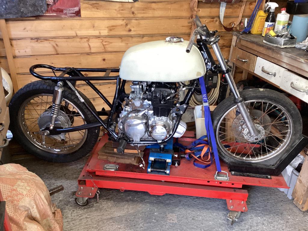 Honda CB350 Four , Cafe Racer project, zie omschrijving, Motoren, Motoren | Oldtimers, 4 cilinders, Gebruikt, Handgeschakeld, 350 cc