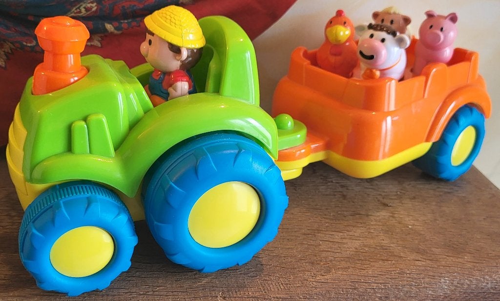 Muziektractor met boerderijdieren - Zo goed als nieuw, Kinderen en Baby's, Ophalen of Verzenden, Zo goed als nieuw, Ontdekken