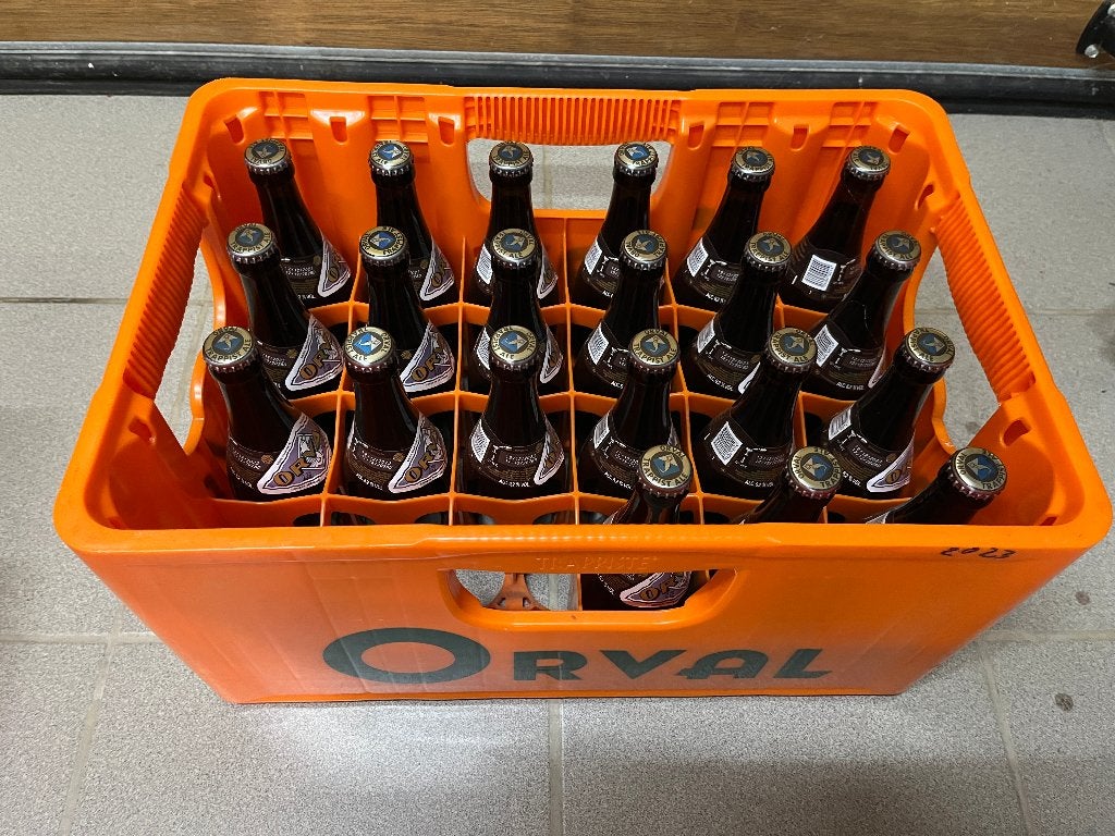 21 flesjes Orval 12/12/2023, Ophalen, Flesje(s)
