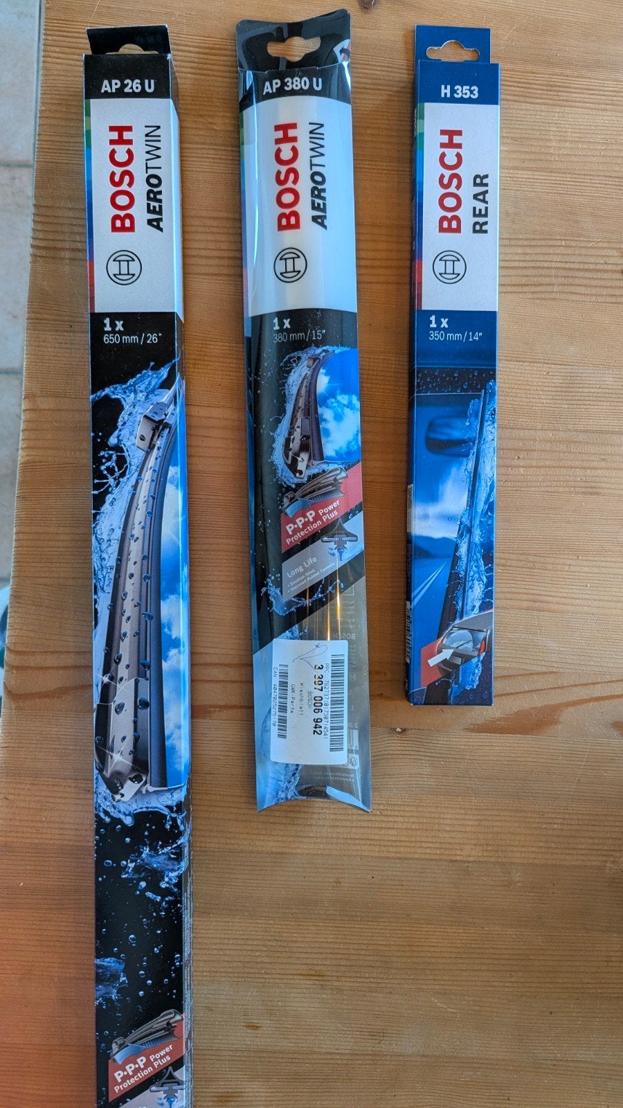 Kit d'essuie-glaces Partner, Berlingo, Citan,..., Envoi, Neuf