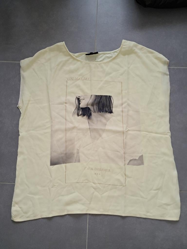 Tshirt jbc xl, Kleding | Dames, T-shirts, Geel, Maat 46/48 (XL) of groter, Ophalen of Verzenden, Zo goed als nieuw