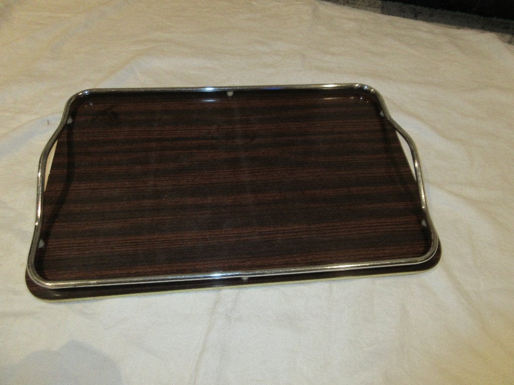 Plateau plat de service vintage pour servir la cuisine, Enlèvement