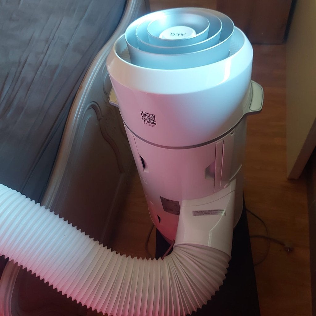 MOBIELE AIRCO AEG, Elektronische apparatuur, Airco's, Ophalen, Koelen en Ontvochtigen, 3 snelheden of meer, Zo goed als nieuw