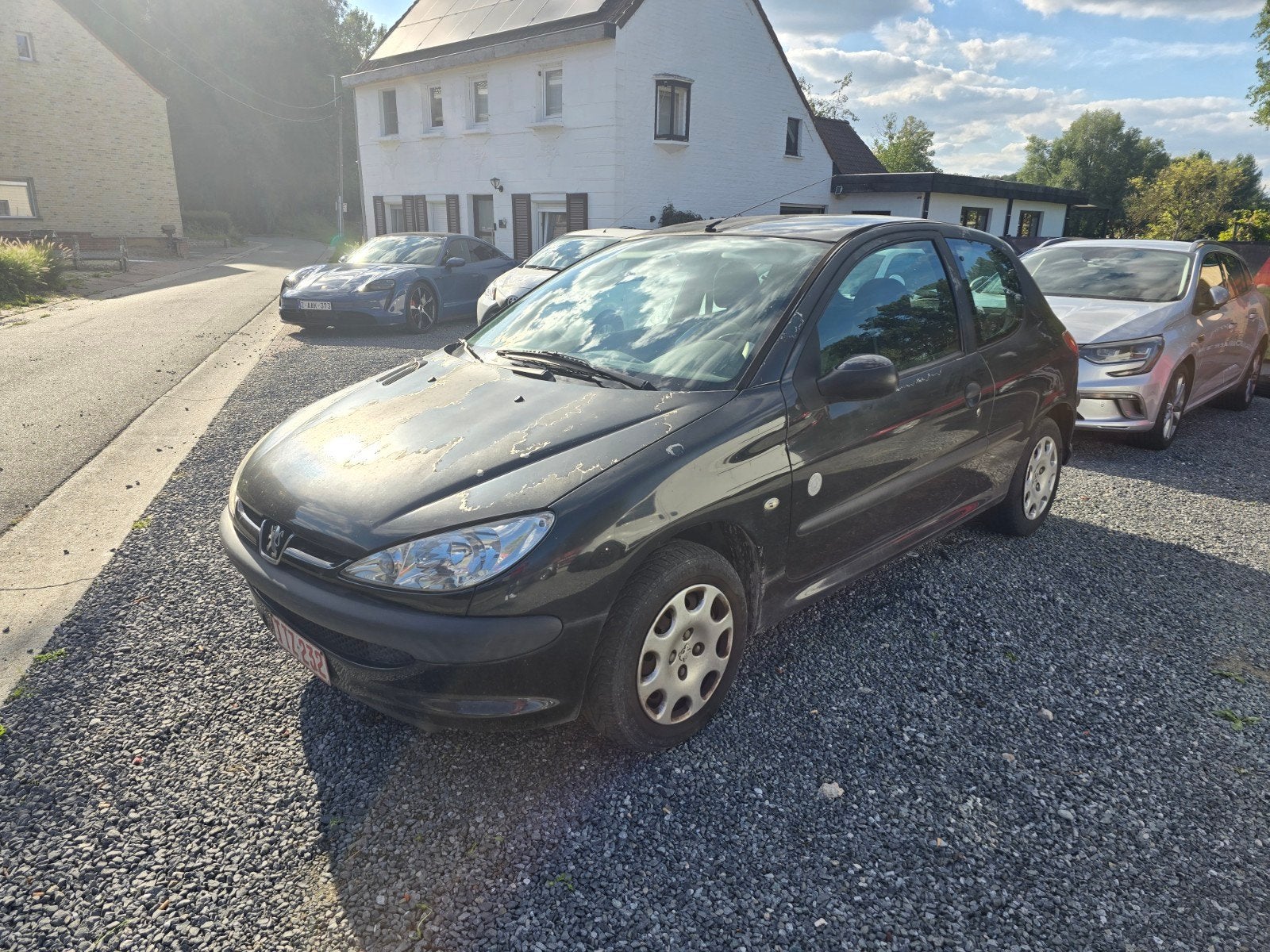 Peugeot 206 1.1 benzine handige Harry/export vaste prijs!!!, Auto's, Voorwielaandrijving, Stof, Zwart, 44 kW