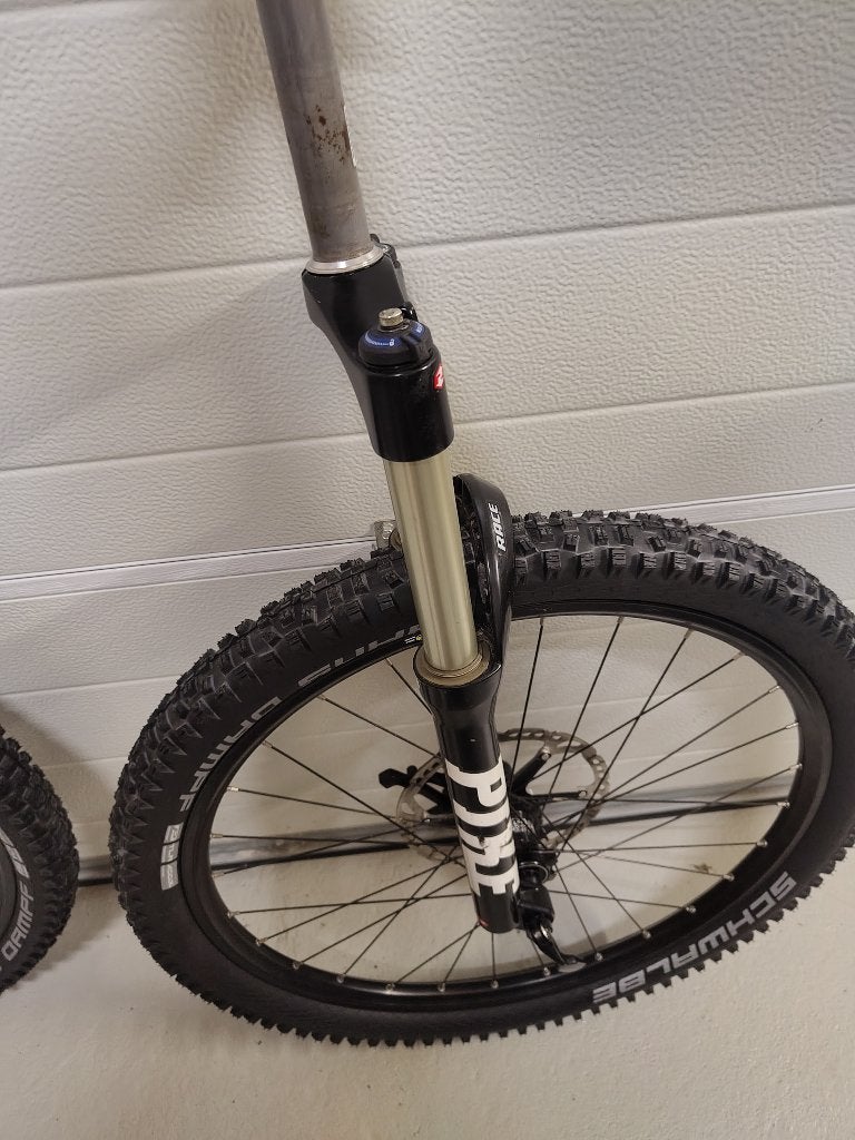 Rock Shox Pike Team + 26 inch Mavic velgen, Autres matériaux, Fourche avant, Enlèvement, Utilisé