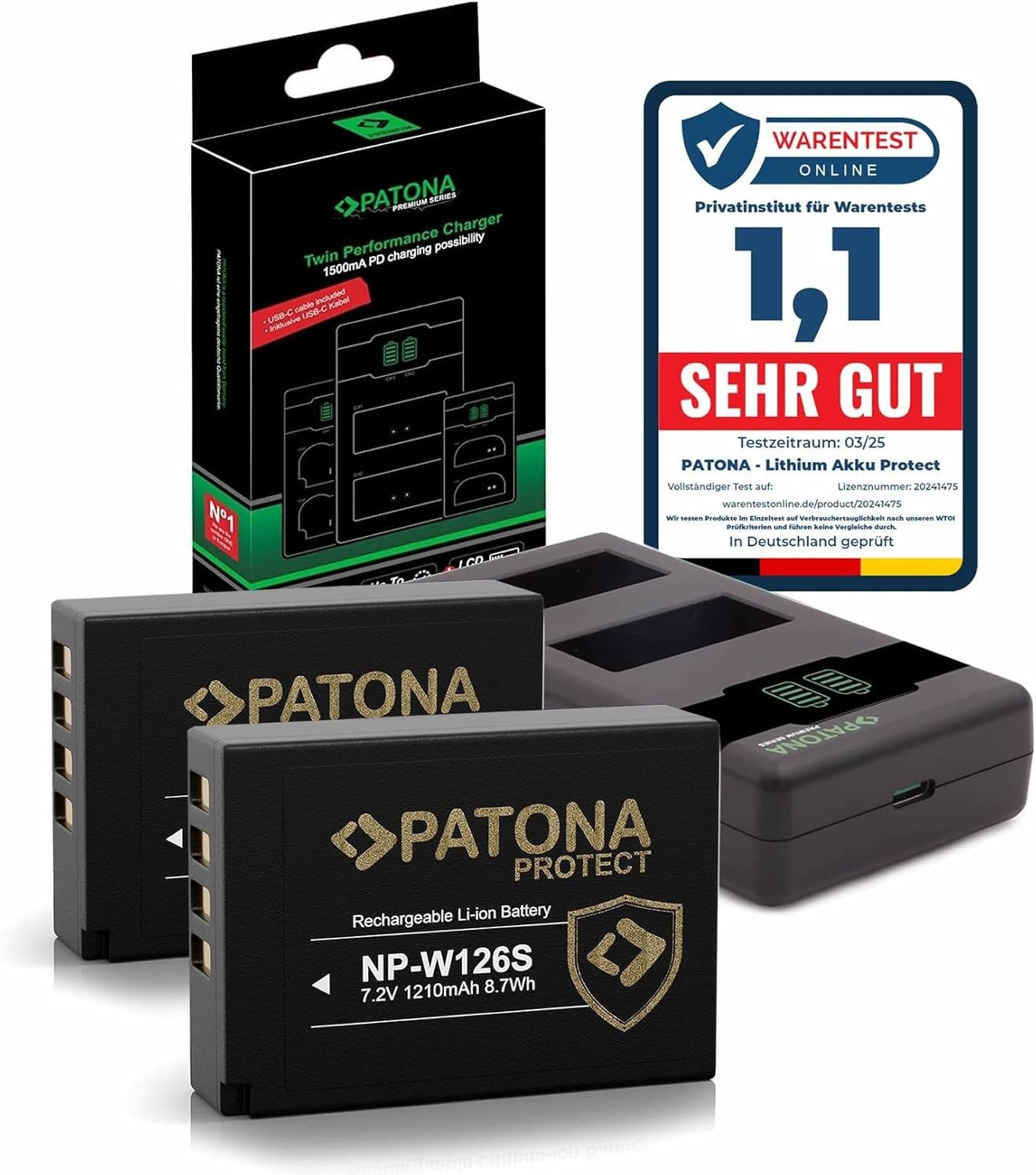 2 nieuwe batterijen voor Fujifilm + lader, Ophalen of Verzenden, Nieuw