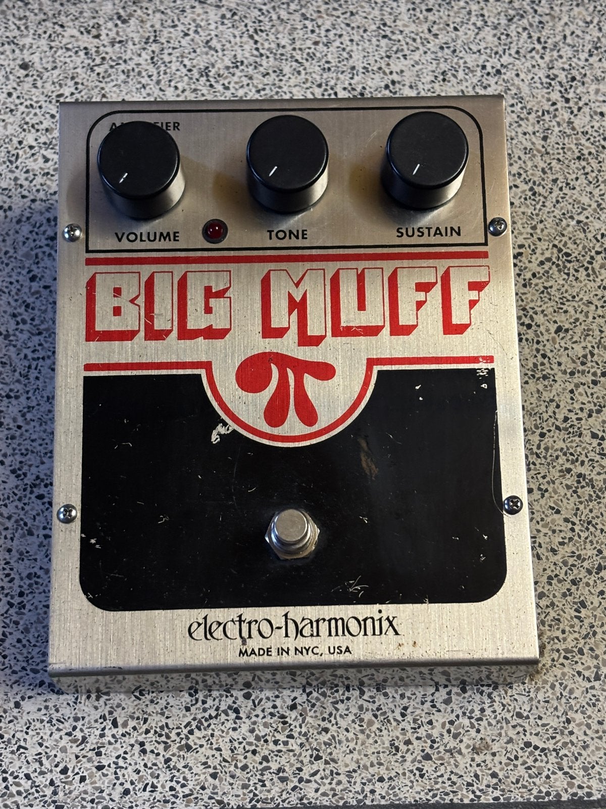 EHX Big Muff Pi Fuzz, Ophalen of Verzenden, Gebruikt, Distortion, Overdrive of Fuzz