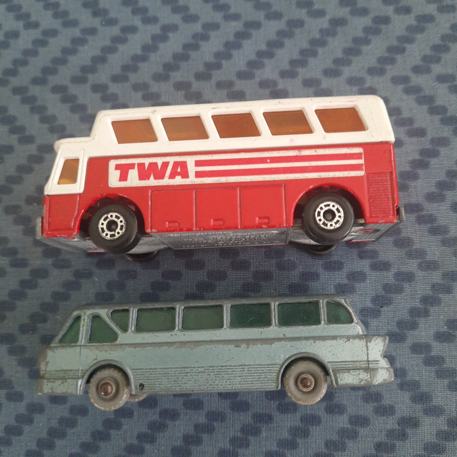 MATCHBOX UK: 2 x VINTAGE AUTOBUSSEN * LEUK PROJECT-LOT *, Ophalen, Gebruikt, Bus of Vrachtwagen, Lesney