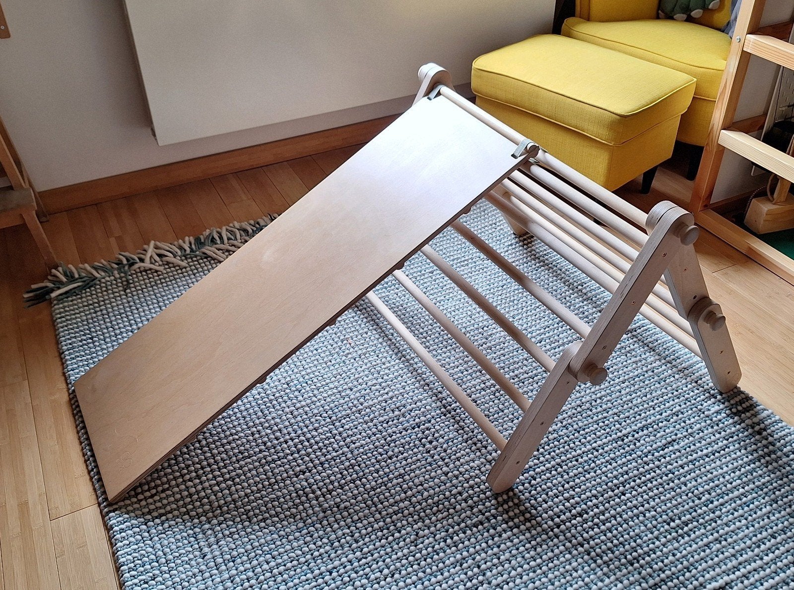 Houten klimrek met glijbaan voor peuters, ette tete pikler, Kinderen en Baby's, Ophalen, Zo goed als nieuw, Overige typen