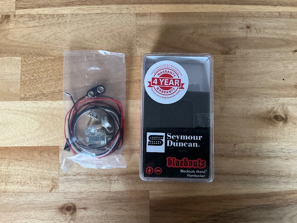 Seymour Duncan blackout metal, Muziek en Instrumenten, Instrumenten | Onderdelen, Ophalen of Verzenden, Zo goed als nieuw, Elektrische gitaar