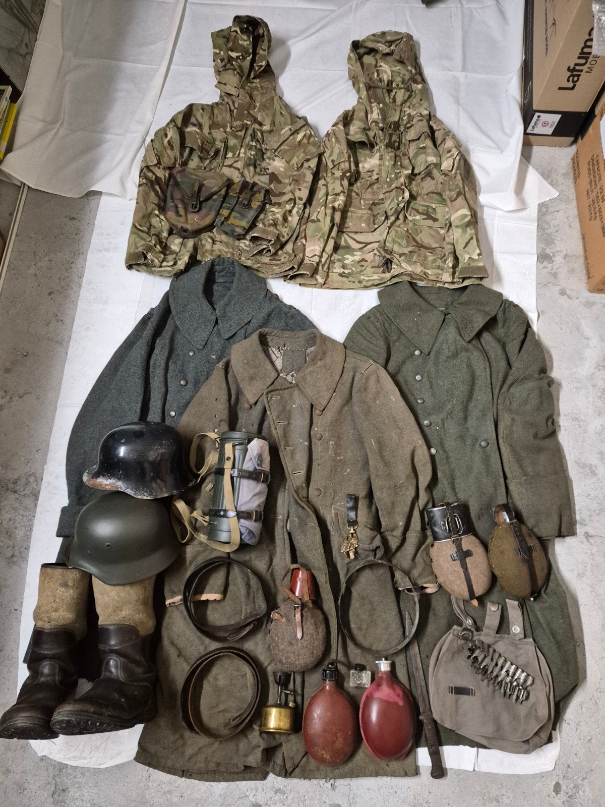 lot militaria allemand, anglais, ww2, post, repro, Collections, Envoi, Armée de terre, Vêtements ou Chaussures
