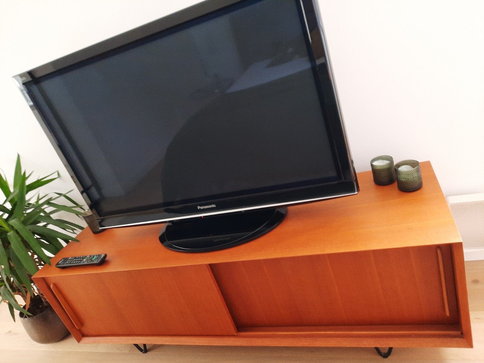 TV meubel vintage teak., Huis en Inrichting, Kasten |Televisiemeubels, Ophalen