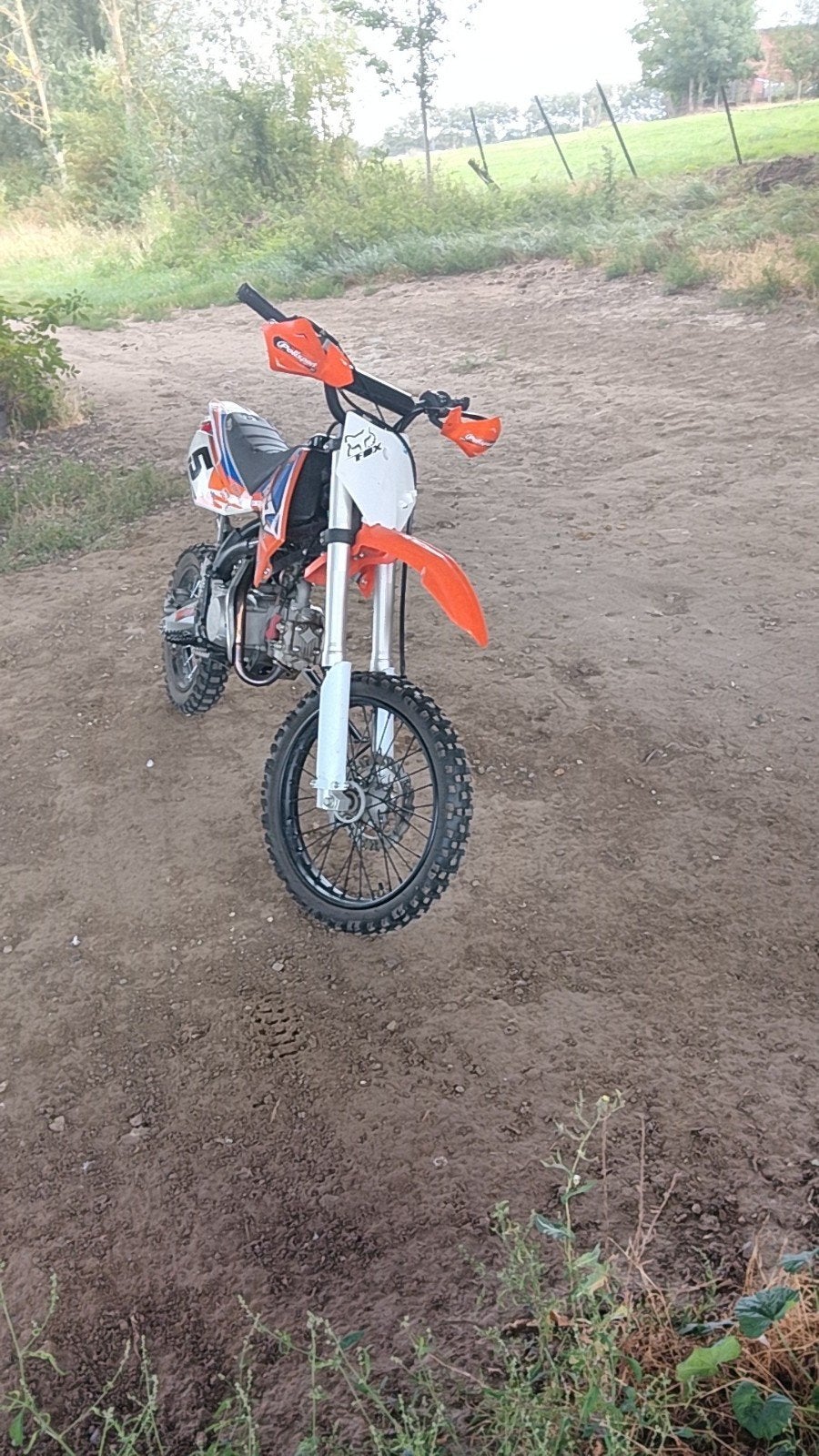 cross moto, Enlèvement