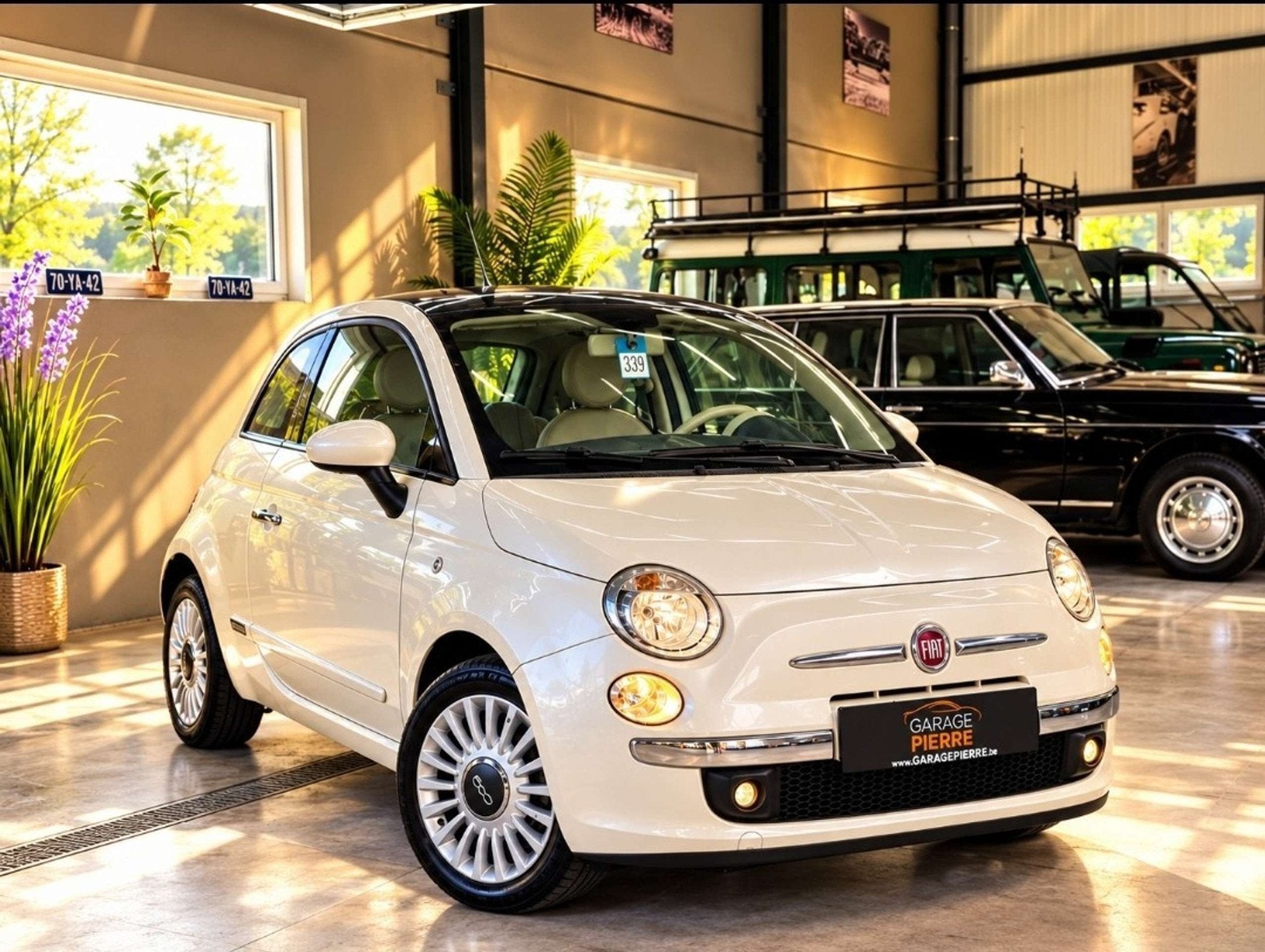 Fiat 500 500 1.2i Gucci * CUIR * CLIMATISATION *TOIT PANO, Voorwielaandrijving, Gebruikt, 1242 cc, 4 cilinders