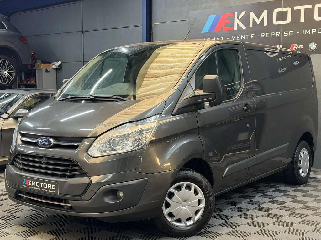 Ford Transit Custom EURO-6BLUETOOTHAIRCOCARPASS/NAP, Autos, Argent ou Gris, Achat, 105 ch, Entreprise