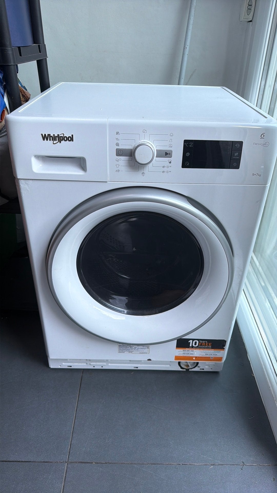 Wihrpool 9kg, Elektronische apparatuur, Ophalen, Zo goed als nieuw
