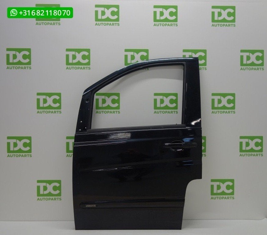Mercedes Vito W639 ('03-'14) Voorportier links zwart, Gebruikt, Deur, Mercedes-Benz, Voor