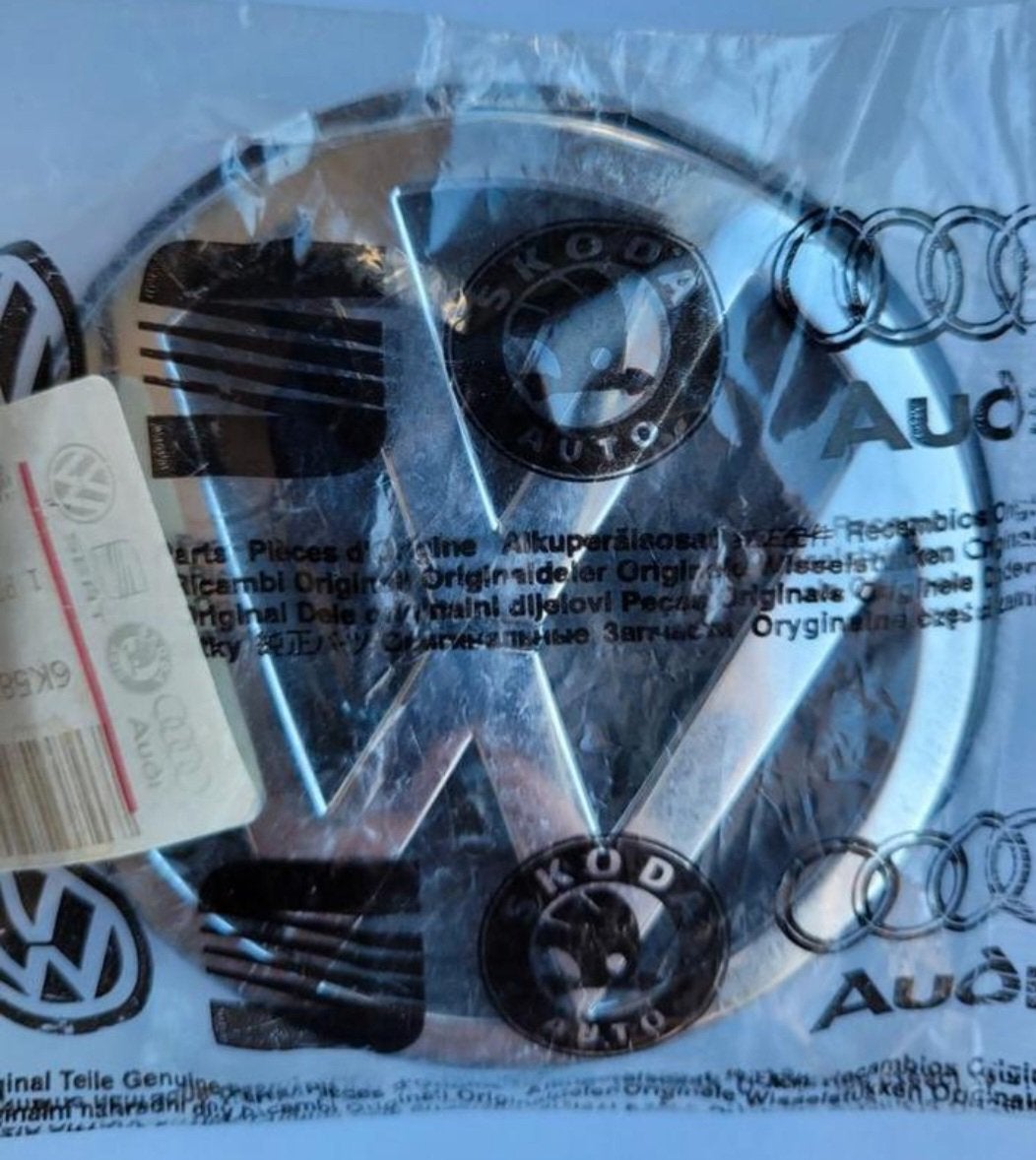 Origineel Volkswagen VW embleembord achter (Golf, Jetta..), Ophalen
