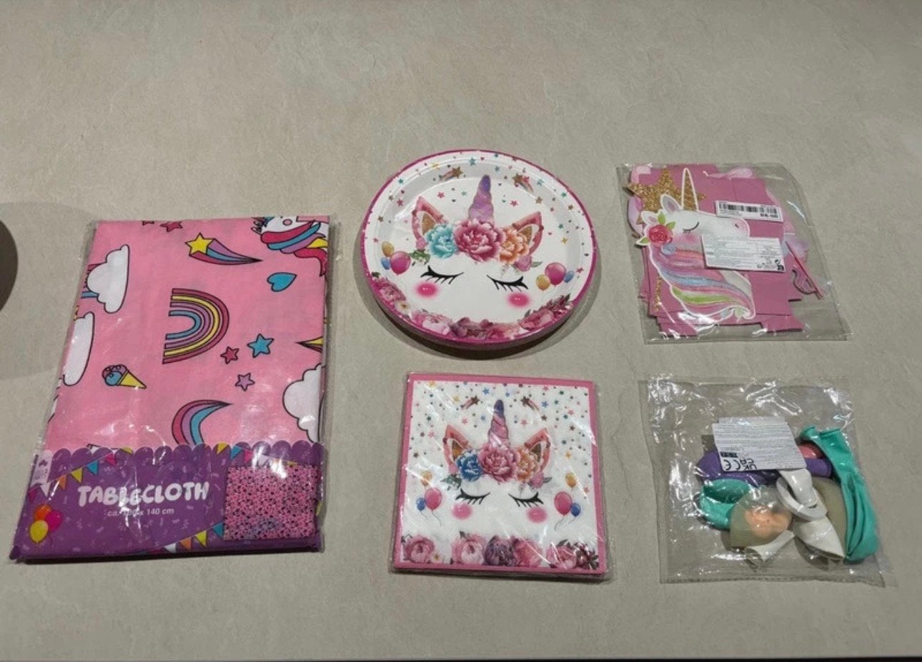 Pakket versieing thema ‘Unicorn’, Enlèvement ou Envoi, Neuf, Décoration
