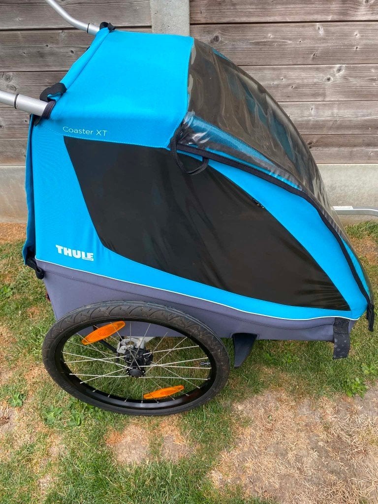 Thule coaster xt 2, Ophalen, Gebruikt, Opvouwbaar, Thule