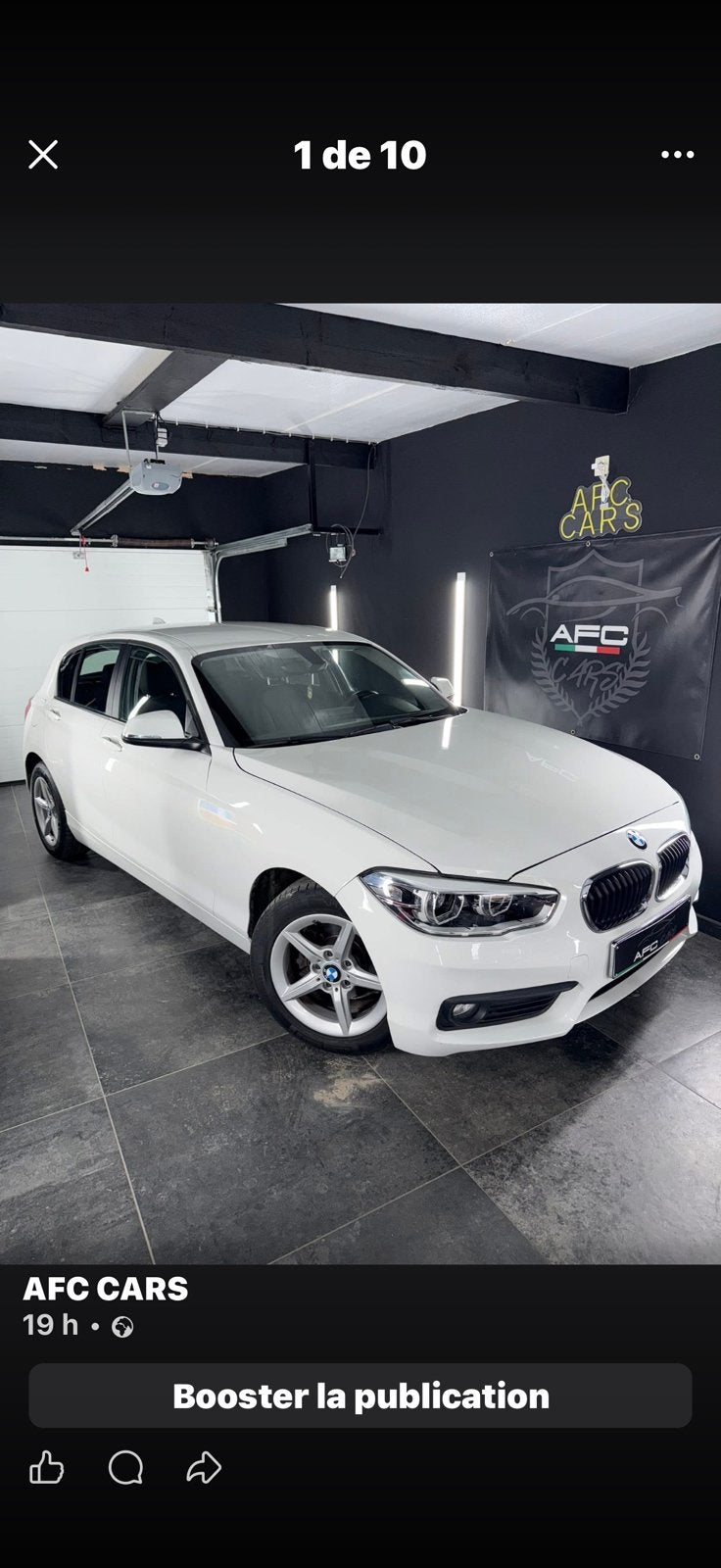 Av BMW serie 1 116d avec 93000 km, Autos, BMW, Particulier, Série 1, ABS, Diesel, Hatchback, 5 portes, Boîte manuelle, Blanc, Noir