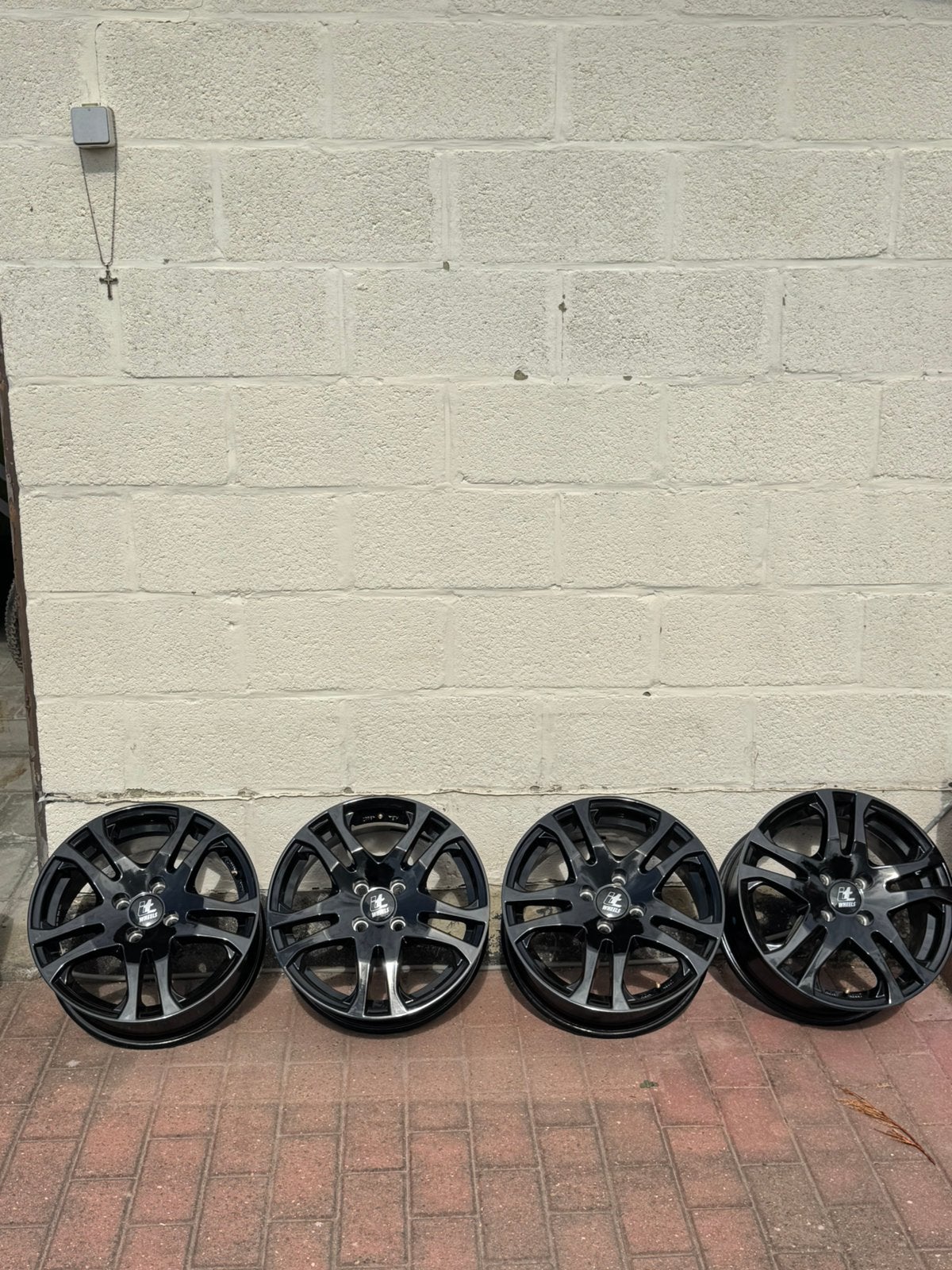 NIEUWE 15 inch velgen FULL BLACK, Ophalen, 15 inch, Velg(en), Nieuw