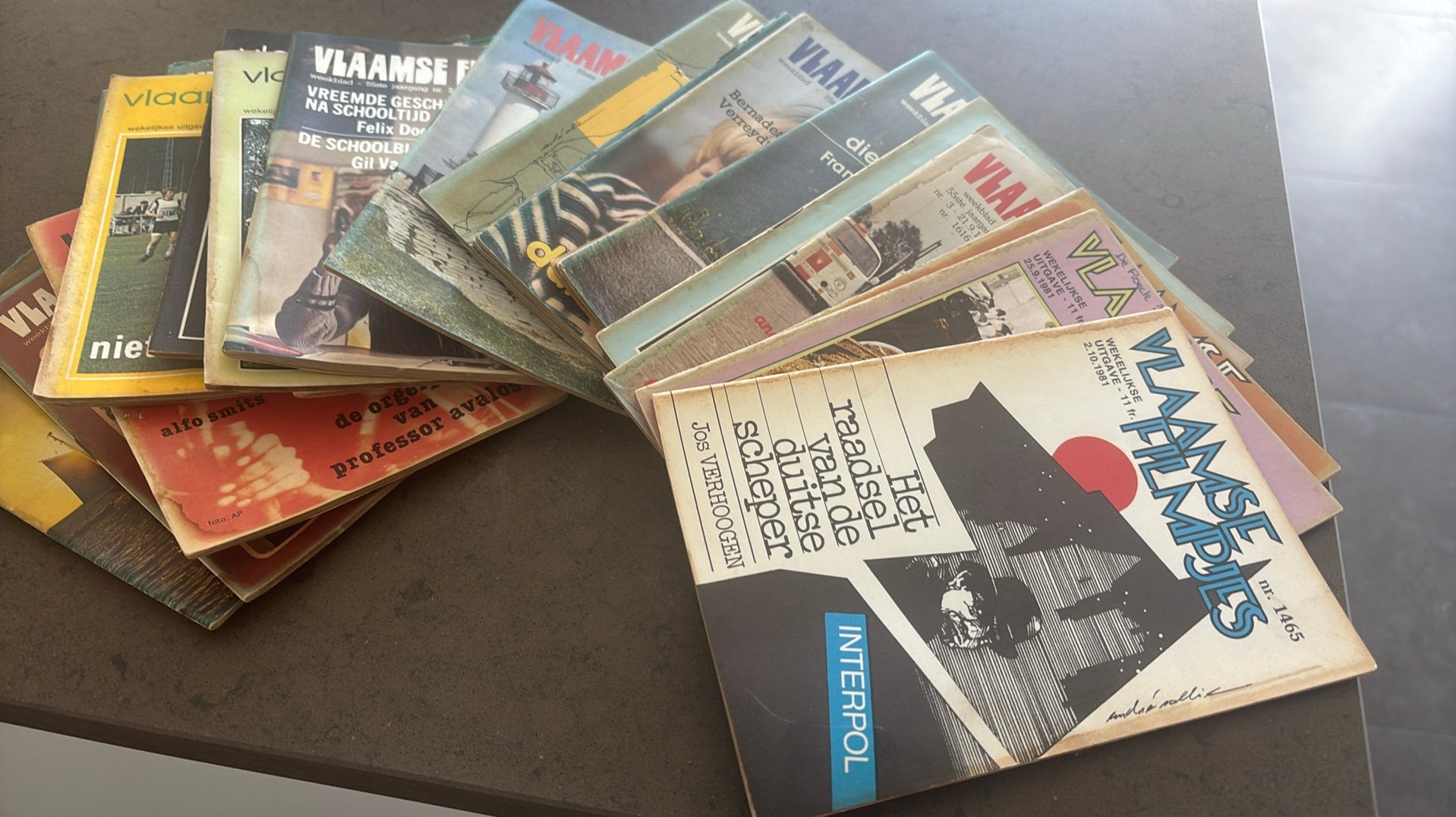 Vlaamse filmpjes van j 1938 tot 2005, Ophalen