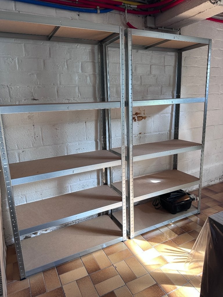 2x Avasco Atlas gegalvaniseerde plank 176x90x40cm als nieuw, Ophalen, Zo goed als nieuw