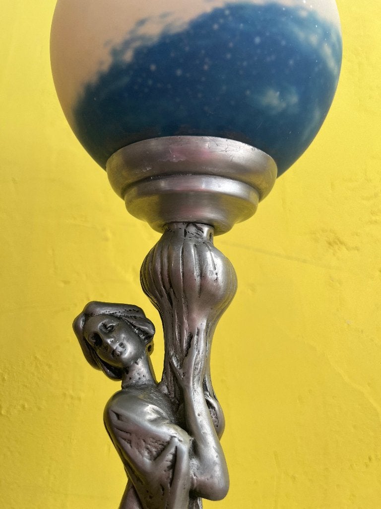 Prachtige jugendstil tafellamp, Antiek en Kunst, Ophalen of Verzenden