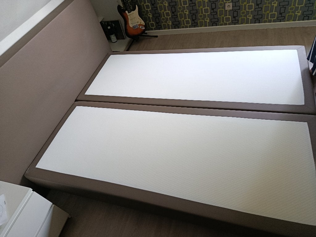 Boxsping bed, Ophalen