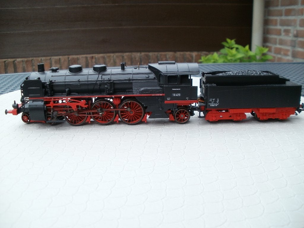 Marklin Ho stoomlokomotief BR18+tender no 18473+Dig.+geluid, Hobby en Vrije tijd, Wisselstroom, Locomotief, Nieuw, Ophalen of Verzenden