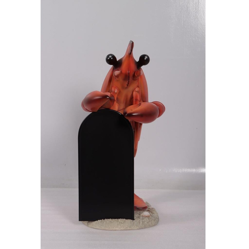 Assiette à menu homard 83 cm - homard avec tableau de menu, Enlèvement, Neuf