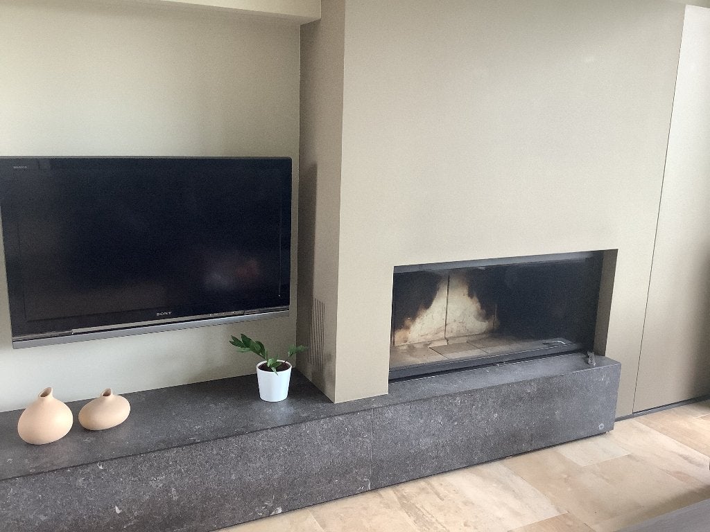 Inbouwkachel Kal-fire Heat120 hout, Maison & Meubles, Poêles, Encastré, Enlèvement, Utilisé, Bois