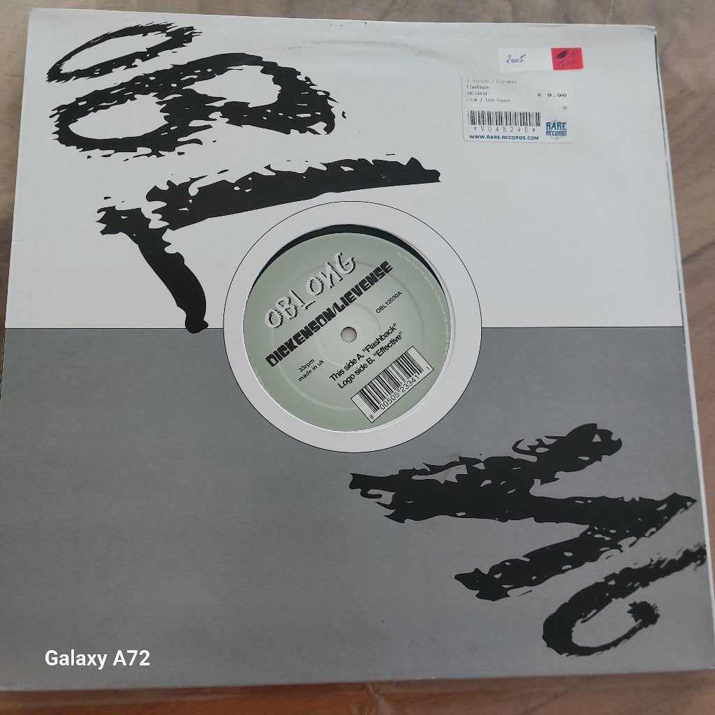 dickenson / lievense flashback 12 inch maxi, Gebruikt, Ophalen of Verzenden, Techno, 12 inch