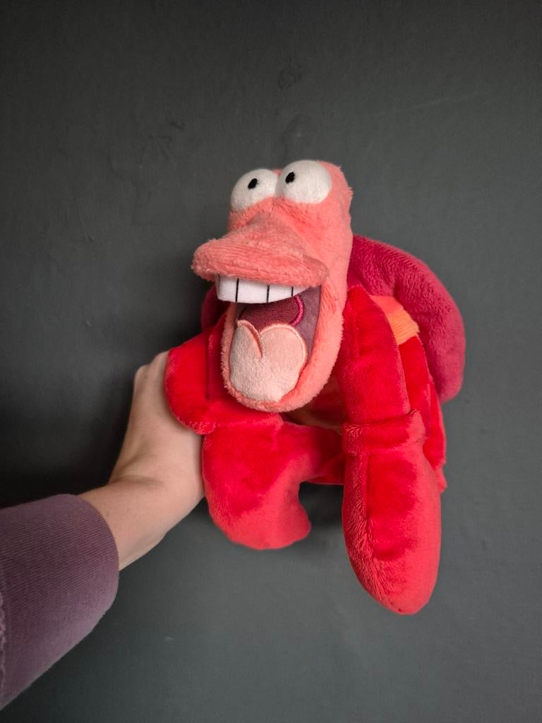 Knuffel disney de kleine zeemeermin krab goede staat, Kinderen en Baby's, Disney, Ophalen of Verzenden, Disney