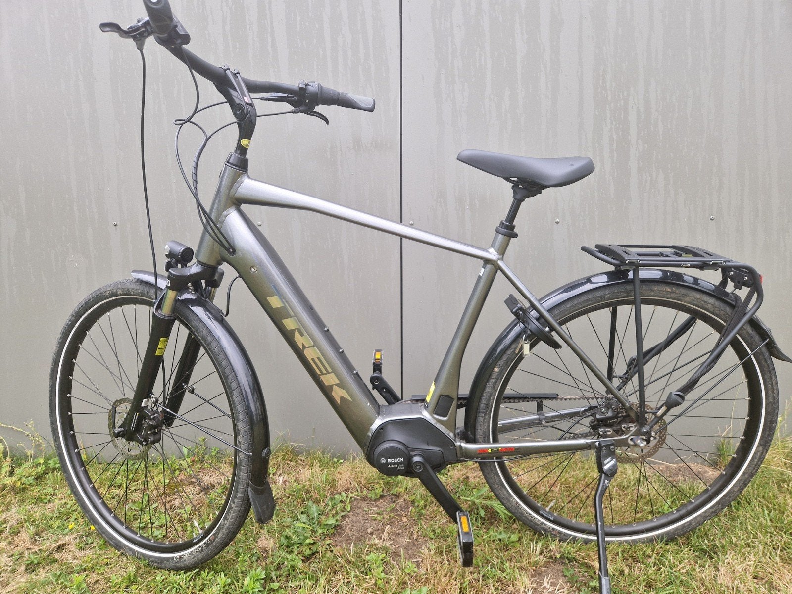 Trek district 7 met riem aandrijving, Ophalen