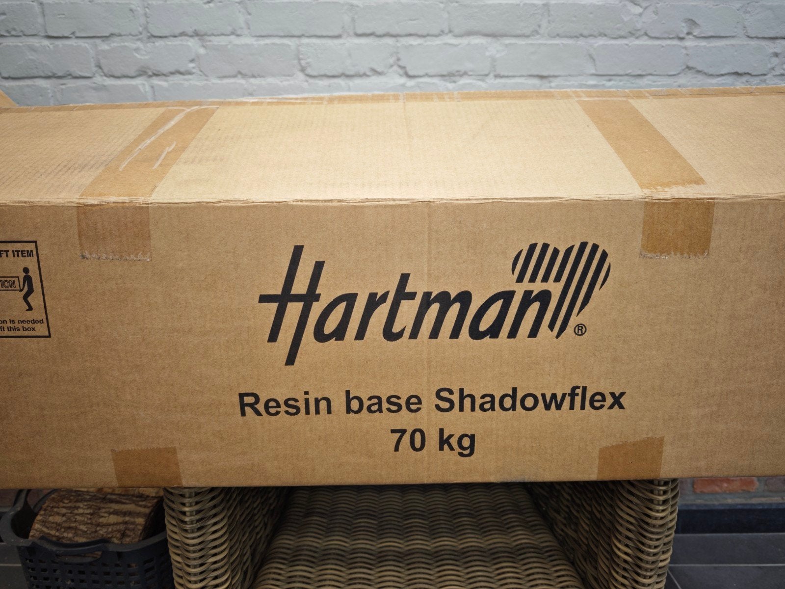 Hartman Shadowflex, Enlèvement, Base de parasol