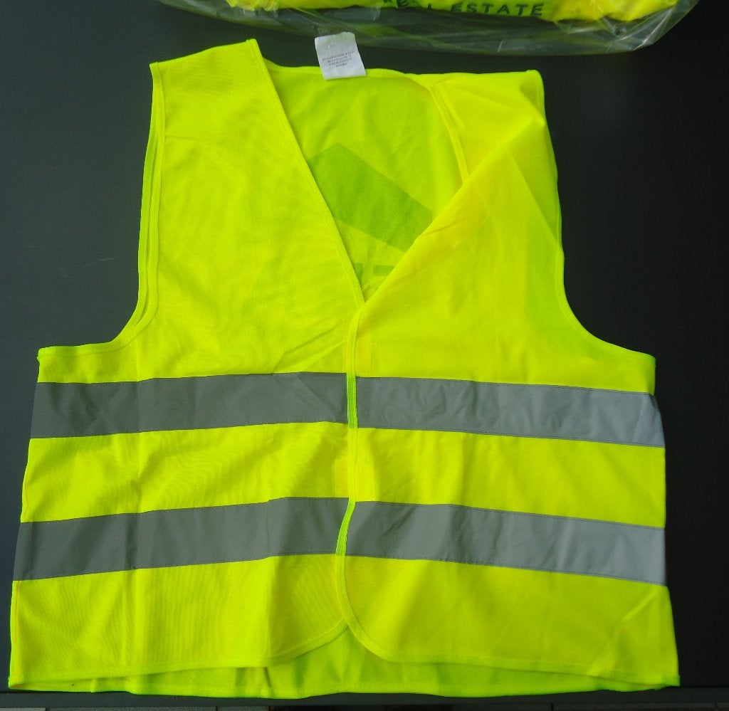 Meer dan 70 fluo hesjes, maat XL en XXL, Doe-het-zelf en Bouw, Veiligheidskleding, Nieuw, Ophalen