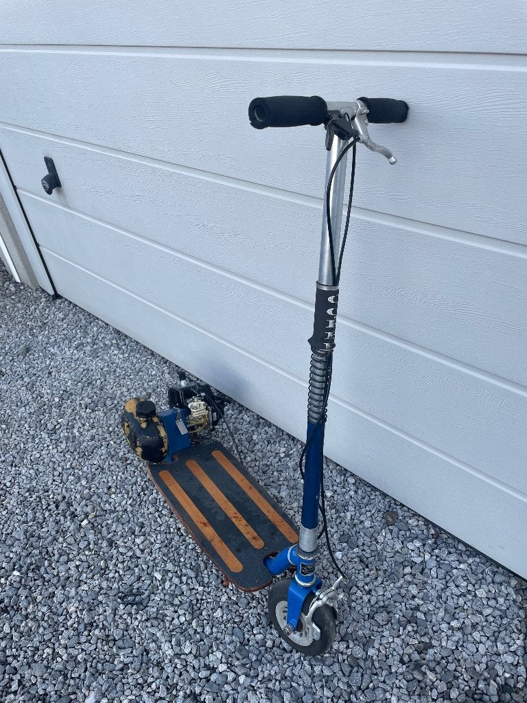 Originele Go-Ped Benzine Step – Project / Opknapper, Fietsen en Brommers, Ophalen, Gebruikt