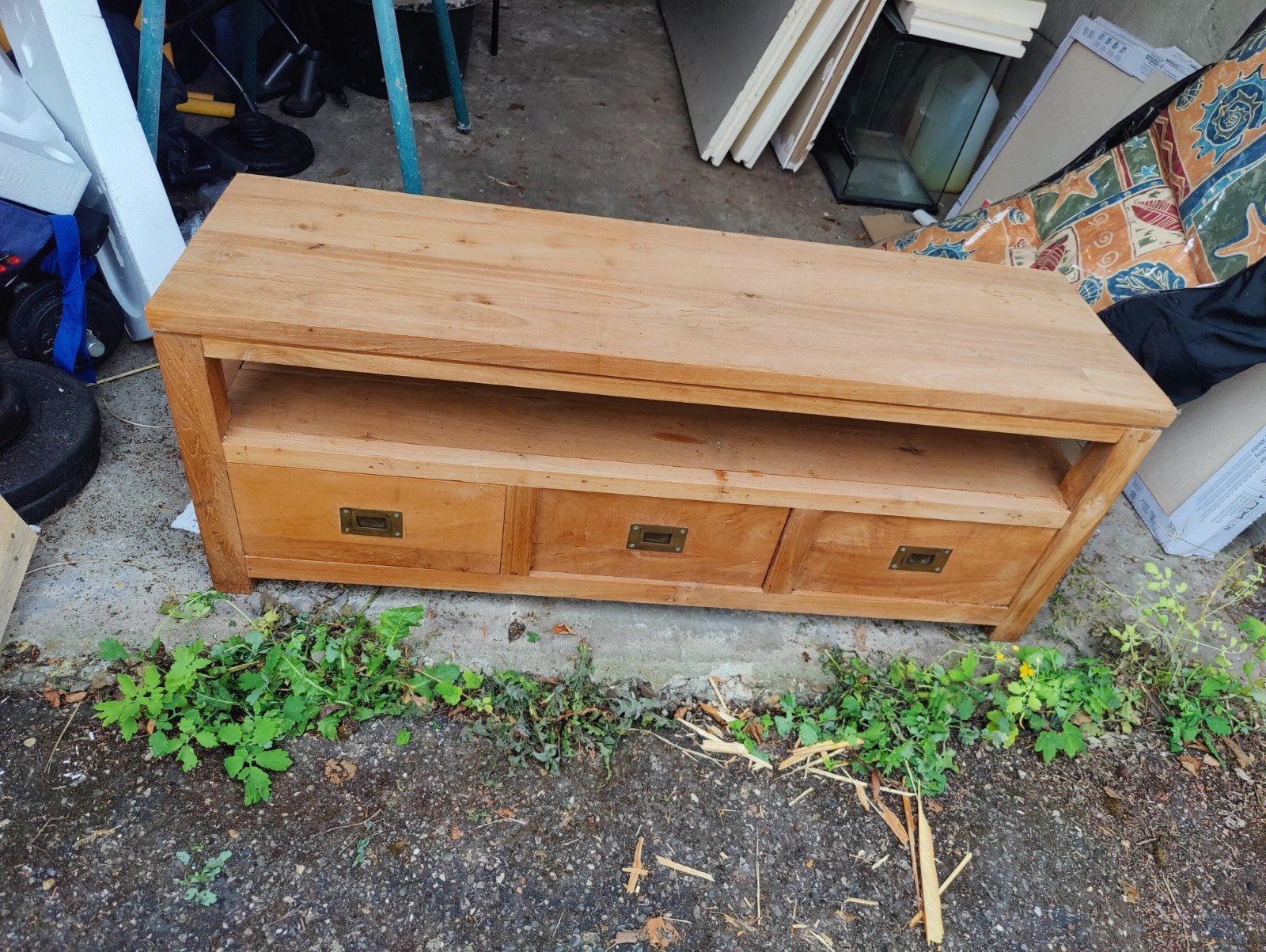 Teak tv kastje, Huis en Inrichting, Ophalen
