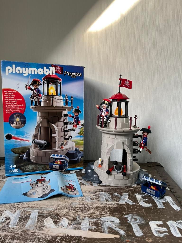 Playmobil pirates + doos + instructies, Kinderen en Baby's, Speelgoed | Playmobil, Ophalen of Verzenden, Gebruikt