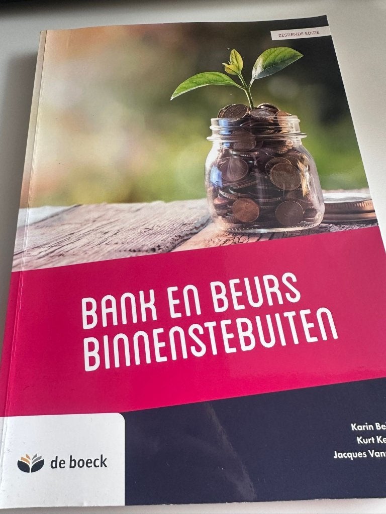 Bank en Beurs Binnenstebuiten, Geld en Beleggen, Ophalen of Verzenden, De Boeck, Zo goed als nieuw
