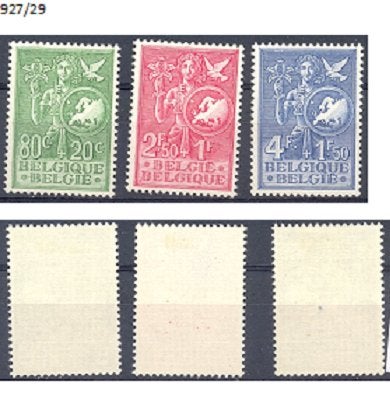 postzegels, Ophalen of Verzenden, Spoor van plakker