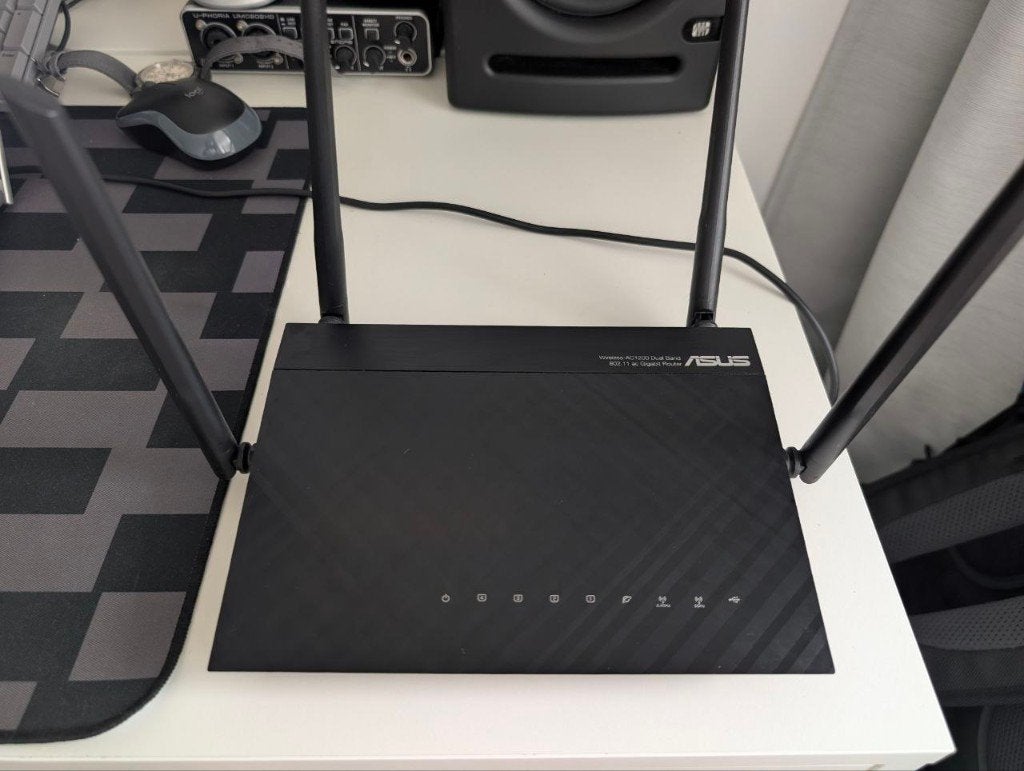 asus ac1200 802.11ac + power adapter, Computers en Software, Routers en Modems, Ophalen of Verzenden, Gebruikt, Router, ASUS