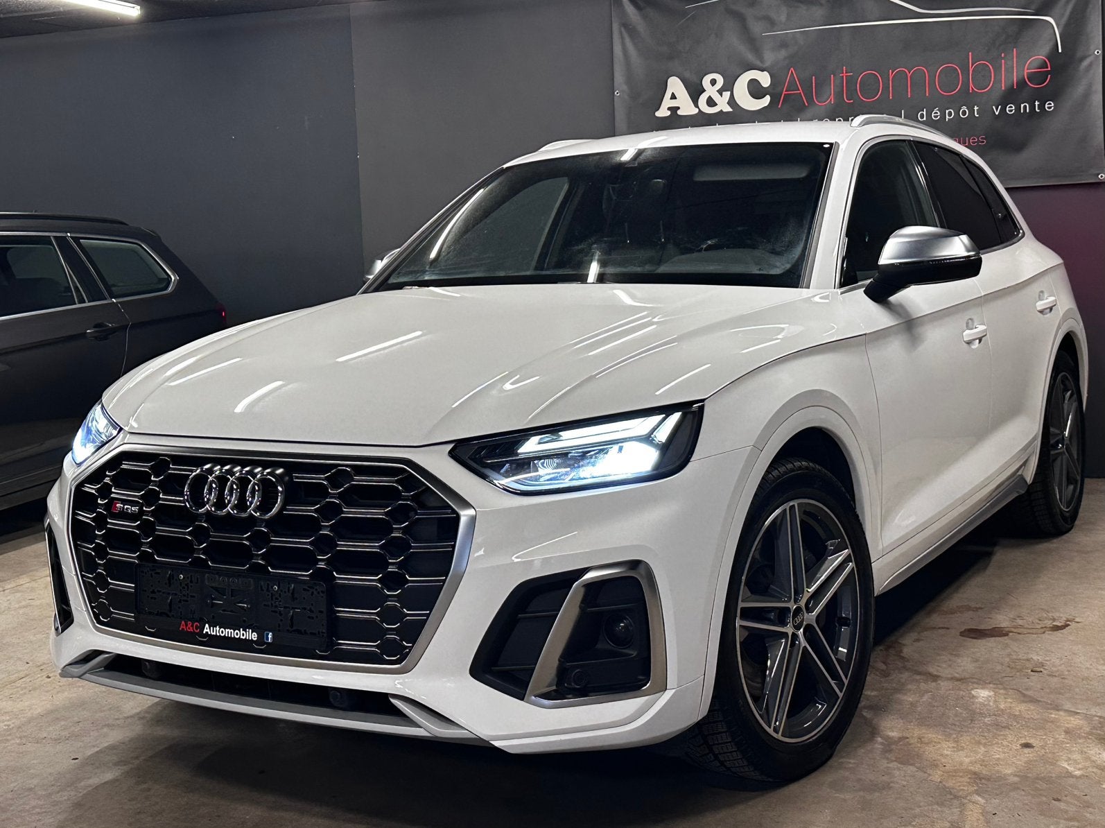 Audi SQ5 2022 3.0TDI, Auto's, Audi, Bedrijf, SQ5, Sportstoelen, Diesel, Euro 6, SUV of Terreinwagen, 5 deurs, Automaat, Wit, Zwart
