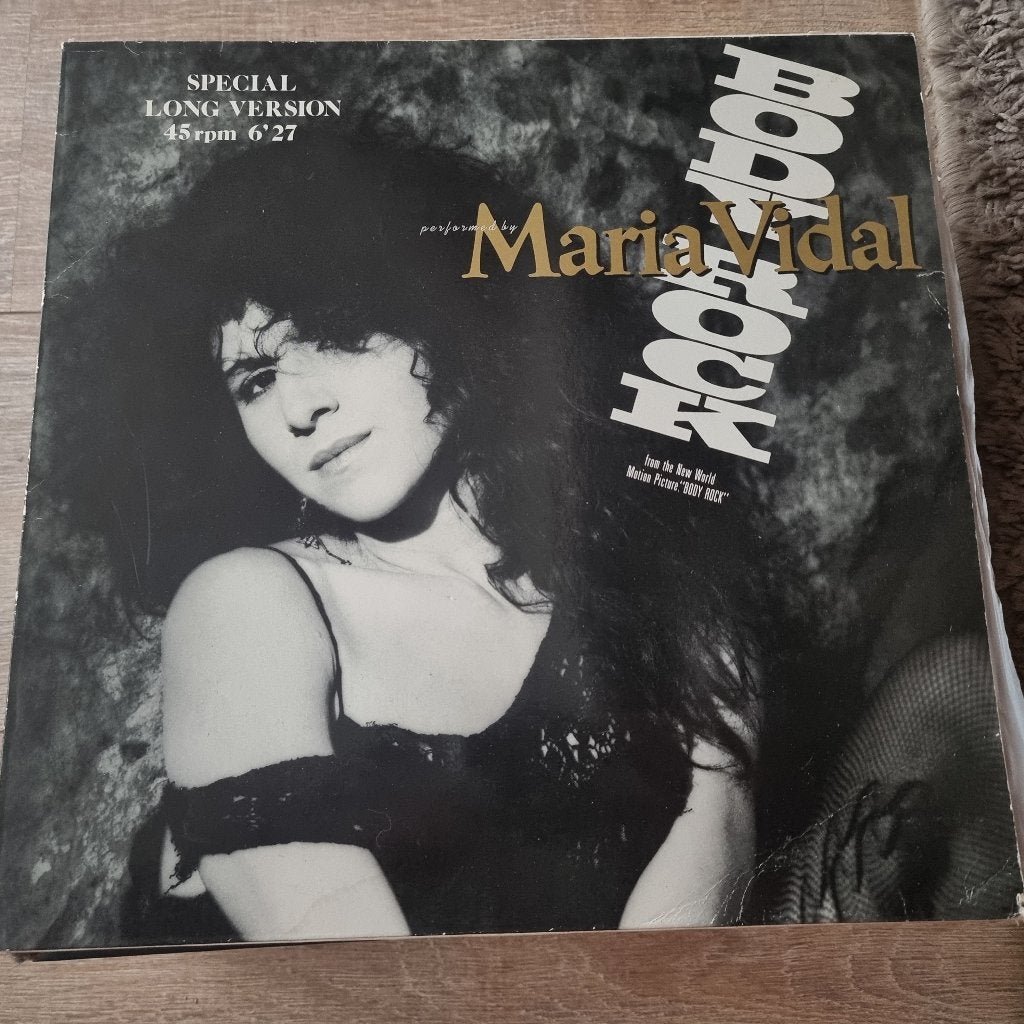 12" Maria Vidal – Body Rock (Special Long Version), Ophalen of Verzenden, Gebruikt, 12 inch, Dance en House