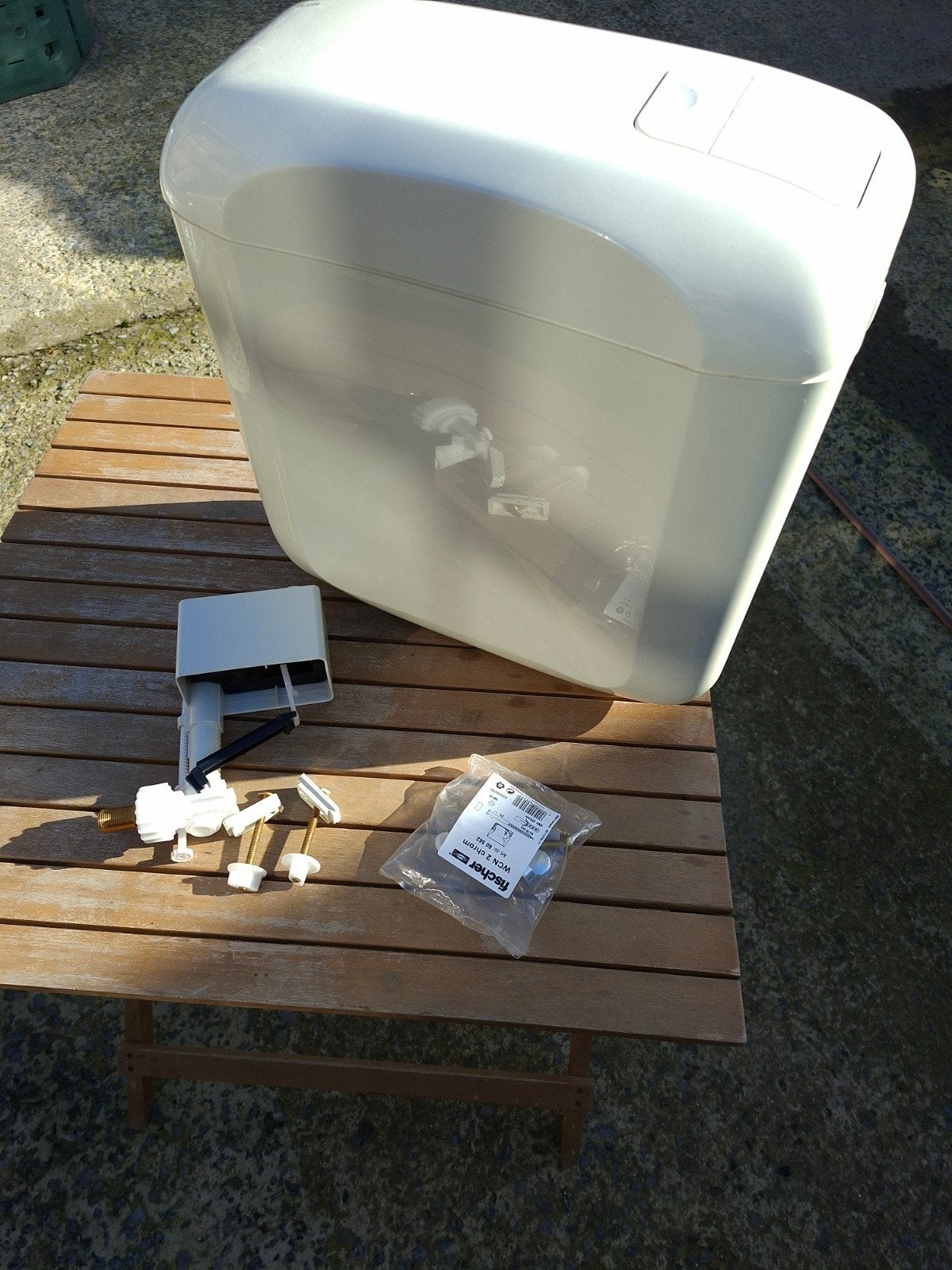 Chasse d'eau neuve pour wc, Bricolage & Construction, Enlèvement ou Envoi, Neuf, Toilettes