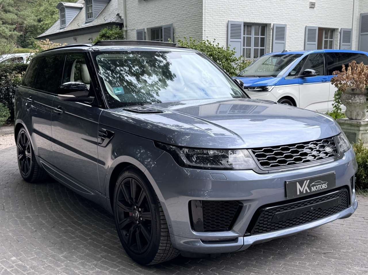Land Rover Range Rover Sport P400e HSE Dynamic Stealth -Pan, Auto's, 0 min, 400 pk, Beige, Adaptive Cruise Control