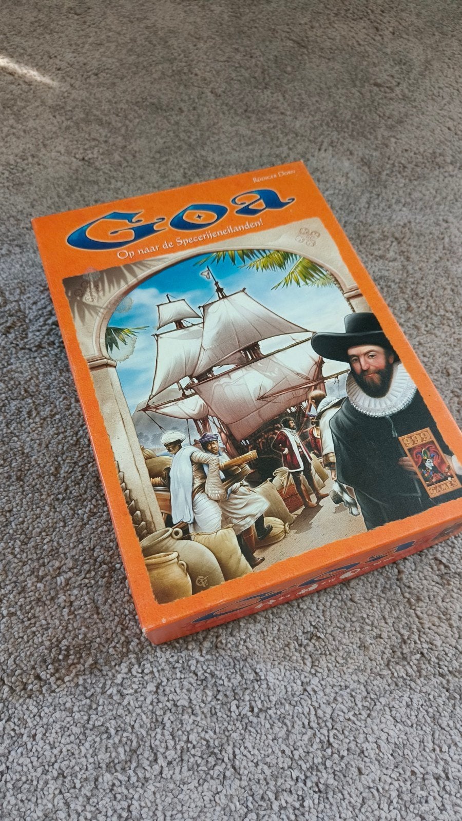 Gezelschapspel bordspel Goa, Ophalen