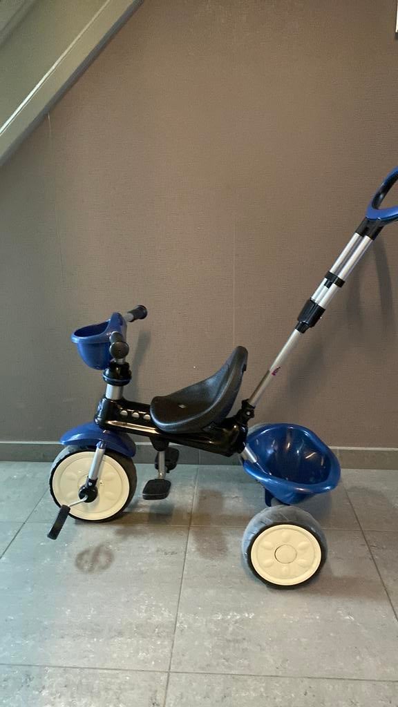 Peuter kleuterfiets met afneembare duwstang, Ophalen, Gebruikt, Duwstang